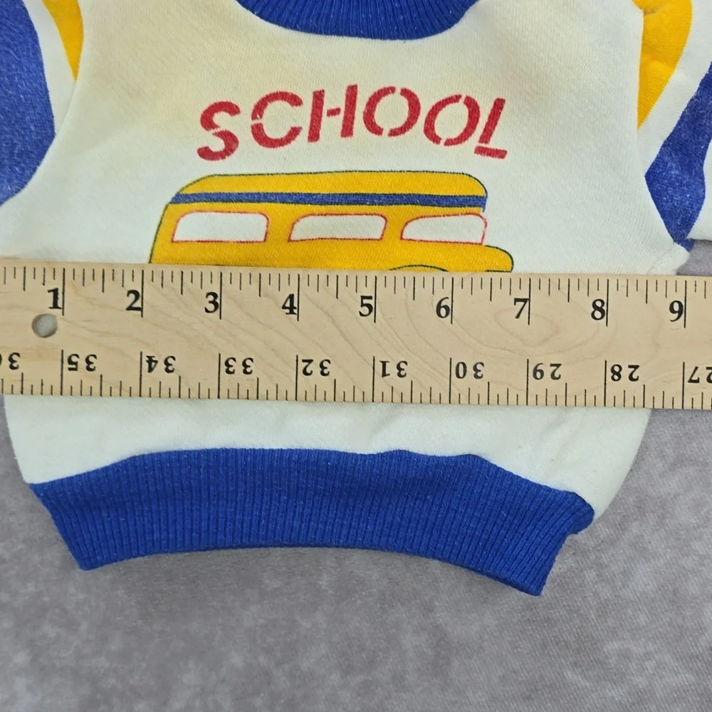 Les Kids Vintage School Bus Printed Sweatshirt